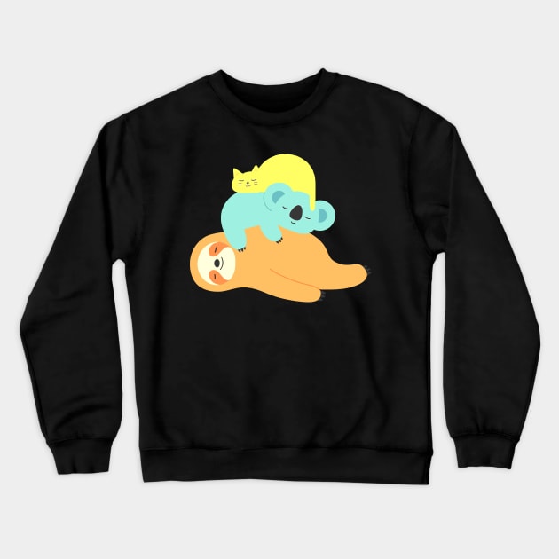 Being Lazy Crewneck Sweatshirt by lerengmuria